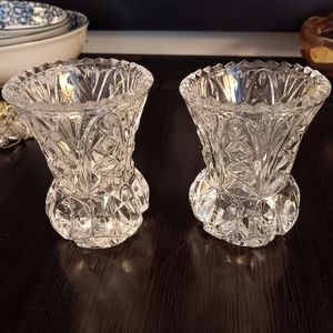 YUGOSLAVIAN CRYSTAL VASES